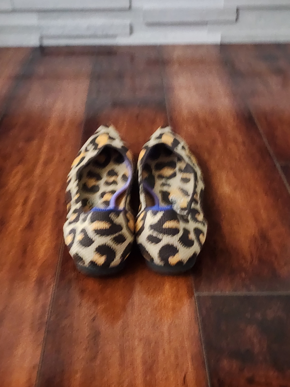 Rothy's The Point Leopard Print Knit Flats Women's W9 / US 9 EU 40 - Picture 5 of 8